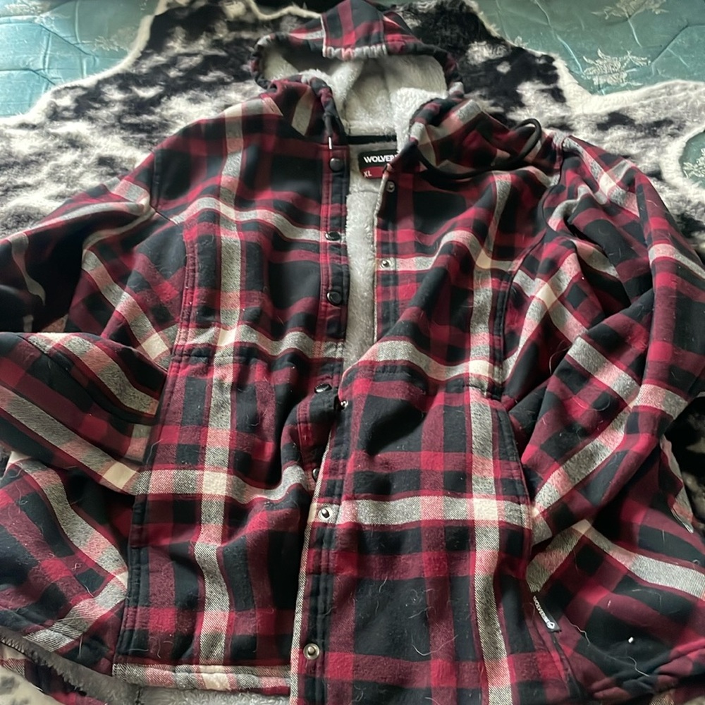 Red flannel jacket